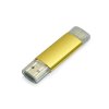 USB 2.0/micro USB- флешка на 32 Гб, золотистый