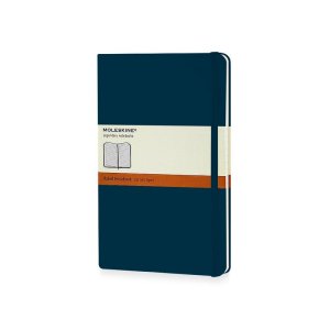 Записная книжка Moleskine Classic (в линейку) в твердой обложке, Large (13х21см), сапфир Записная книжка Moleskine Classic (в линейку) в твердой обложке, Large (13х21см), сапфир