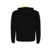 Толстовка на молнии Fuji, черный/неоновый желтый