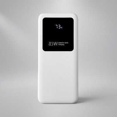 Внешний аккумулятор Kris soft touch, 10000mAh (Белый)