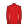Рубашка поло Estrella мужская с длинным рукавом, красный