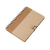 Крафтовый блокнот А5 в твердой обложке Saharan Cypress, 80 листов 70 гр/м2 бумаги, натуральный