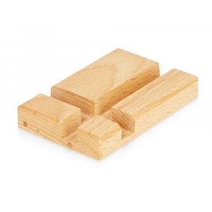 Подставка для телефона и планшета деревянная из массива бука №2 флагман Подставка для телефона и планшета деревянная из массива бука №2 флагман