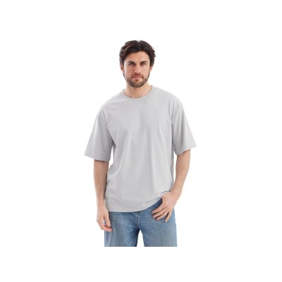 Футболка Kyoto из джерси 180 г/м2 с пич отделкой, унисекс, жемчужный