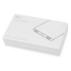 Портативное зарядное устройство с белой подсветкой логотипа Faros, soft-touch, 4000 mAh