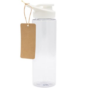 Пластиковая бутылка Ronny To Go с биркой, белая Пластиковая бутылка Ronny To Go с биркой, белая