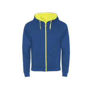 Толстовка на молнии Fuji, королевский синий/неоновый желтый Толстовка на молнии Fuji, королевский синий/неоновый желтый