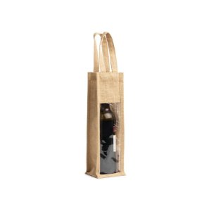 Сумка NIMBA из ламинированного джута с окошком, бежевый Сумка NIMBA из ламинированного джута с окошком, бежевый