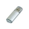 USB 2.0- флешка на 8 Гб с прозрачным колпачком, серебристый