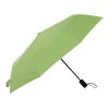 Зонт-автомат Dual с двухцветным куполом, зеленое яблоко/черный