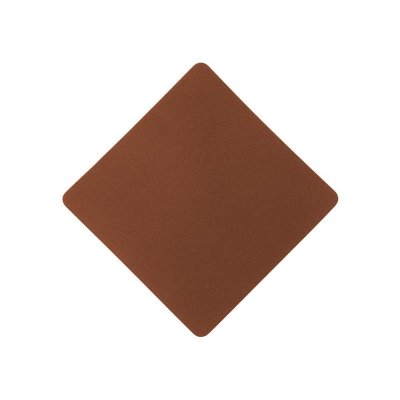 ПАТЧ РОМБ nubuk (коричневый ) 7,6 х 7,6 см