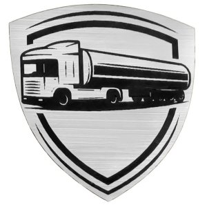 Шильд-наклейка транспорт, серебро