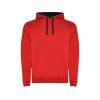 Толстовка с капюшоном Urban мужская, красный/черный