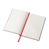 Блокнот А5 Scribe, гибкая обложка, 96 листов 80 гр/м2, красный