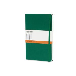 Записная книжка Moleskine Classic (в линейку) в твердой обложке, Large (13х21см), зеленый Записная книжка Moleskine Classic (в линейку) в твердой обложке, Large (13х21см), зеленый