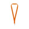 Ланъярд из RPET с карабином, оранжевый