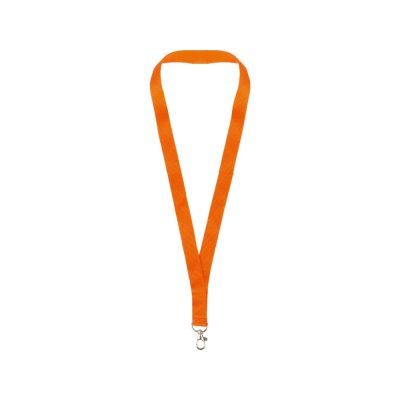 Ланъярд из RPET с карабином, оранжевый