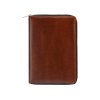 Бизнес-блокнот на молнии А5 Fabrizio, 80 листов,  коричневый