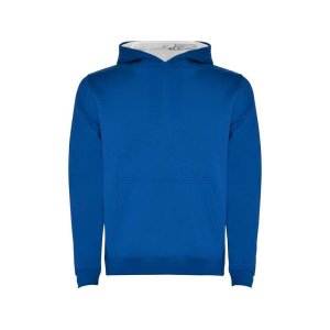 Толстовка с капюшоном Urban детская, королевский синий/белый Толстовка с капюшоном Urban детская, королевский синий/белый