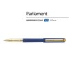 Ручка пластиковая шариковая Parliament, 0,7 мм, синие чернила, темно-синий/золотистый