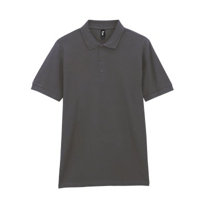 Футболка поло PREMIUM COTTON ADULT DOUBLE PIQUE, ГРАФИТОВЫЙ XL