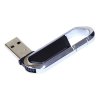 USB 2.0- флешка на 64 Гб в виде карабина, черный/серебристый