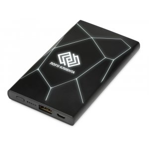 Портативное беспроводное зарядное устройство Geo Wireless, 5000 mAh, черный Портативное беспроводное зарядное устройство Geo Wireless, 5000 mAh, черный