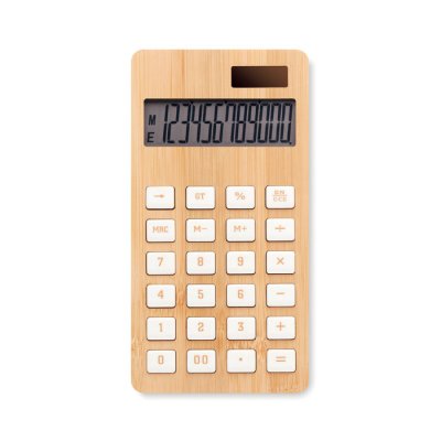 Калькулятор 12-разрядн бамбук, CALCUBIM