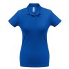 Рубашка поло женская ID.001 ярко-синяя Рубашка поло женская ID.001 ярко-синяя