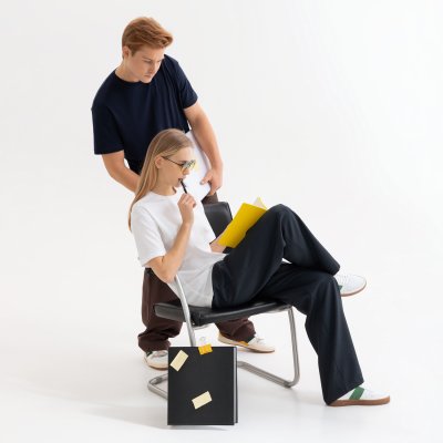 Футболка унисекс KRIS, 150 гр., белая (теплого оттенка), размер XS