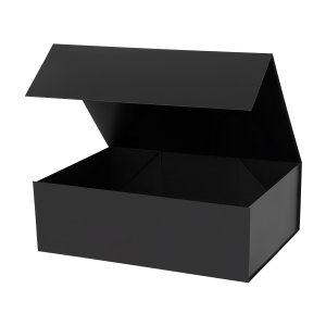 Подарочная коробка-трансформер средняя, черная