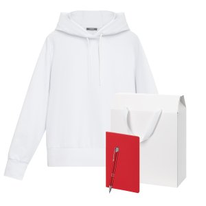 Набор с одеждой ALEX (худи, блокнот, ручка), красный, L Набор с одеждой ALEX (худи, блокнот, ручка), красный, L