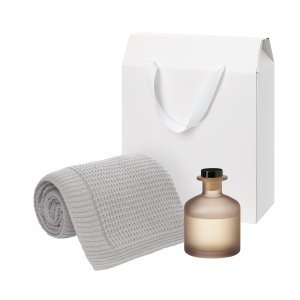 Подарочный набор Mizu, Malta Soft, бежевый (диффузор, плед) Подарочный набор Mizu, Malta Soft, бежевый (диффузор, плед)