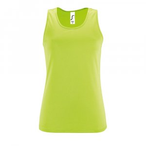 Майка женская Sporty TT Women, зеленое яблоко Майка женская Sporty TT Women, зеленое яблоко