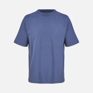 Футболка оверсайз мужская Boxy Men, синяя (джинс)