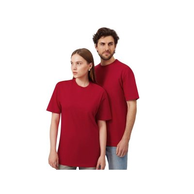 Футболка из френч терри Warsaw унисекс 220гр, красный