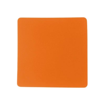 ПАТЧ КВАДРАТ soft-touch (оранжевый ) 5,5 х 5,5 см