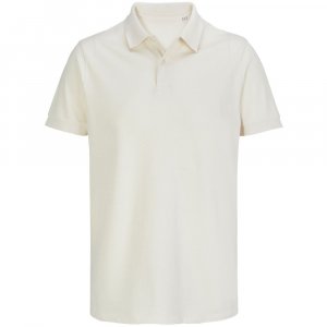 Рубашка поло унисекс Pacific, светло-бежевая (неокрашенная)