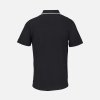 Рубашка поло унисекс Palermo, черная с белым