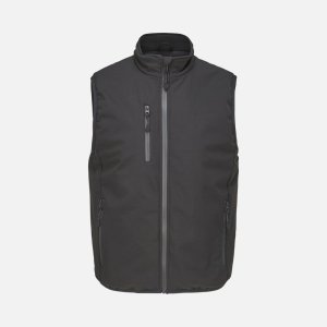 Жилет софтшелл унисекс Falcon BW, черный