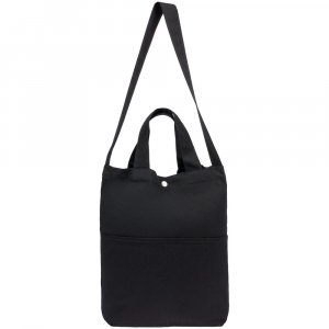 Сумка холщовая через плечо Artspace, черная Сумка холщовая через плечо Artspace, черная