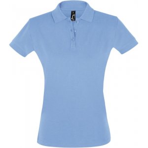 Рубашка поло женская Perfect Women 180 голубая