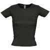 Футболка женская с круглым вырезом Lady 220 черная Футболка женская с круглым вырезом Lady 220 черная
