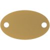 Шильдик металлический Alfa Oval, золотистый