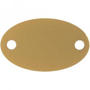 Шильдик металлический Alfa Oval, золотистый