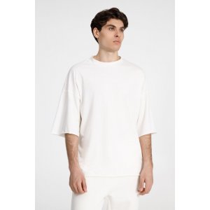 Футболка унисекс оверсайз T1, молочно-белая Футболка унисекс оверсайз T1, молочно-белая