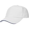 Бейсболка Classic, белая с темно-синим кантом Бейсболка Classic, белая с темно-синим кантом