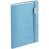 Ежедневник Vivian Metal, недатированный, голубой