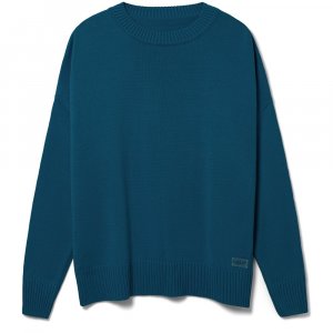 Джемпер оверсайз унисекс Stated в сумке, синий (морская волна) Джемпер оверсайз унисекс Stated в сумке, синий (морская волна)