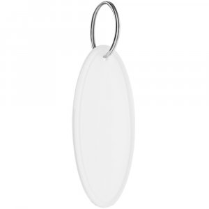 Брелок «Овал», белый